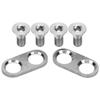 Mountain Bike Pedal Cleats Mounting Screws and Washers Titanium Alloy Cycling Accessory