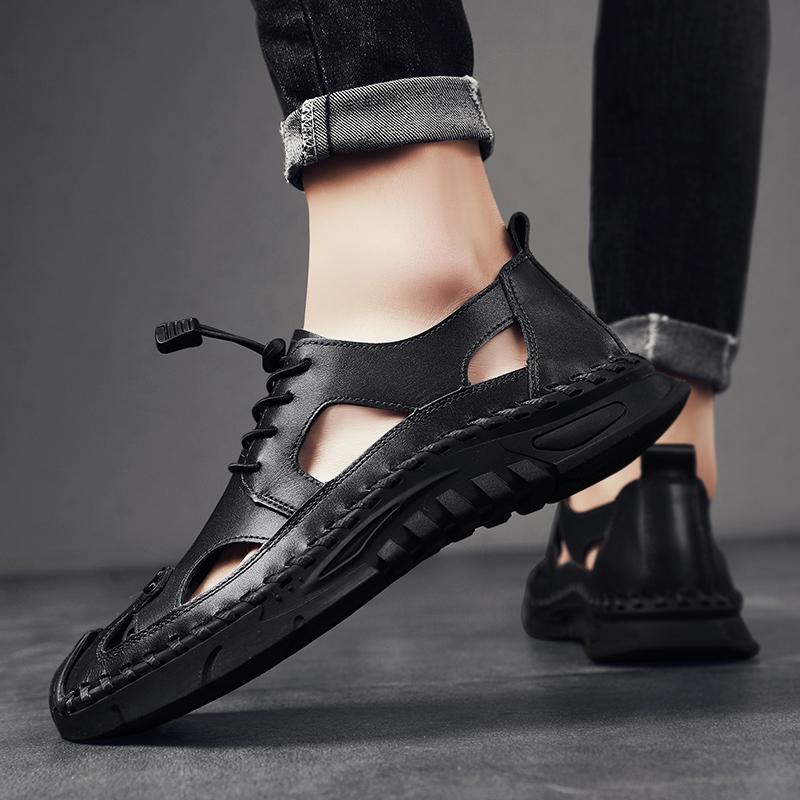 Fashion Comfortable Handmade Sandals Minimalist Gentleman Style Formal Business and Office High Quality Breathable Men's Shoes Hot New