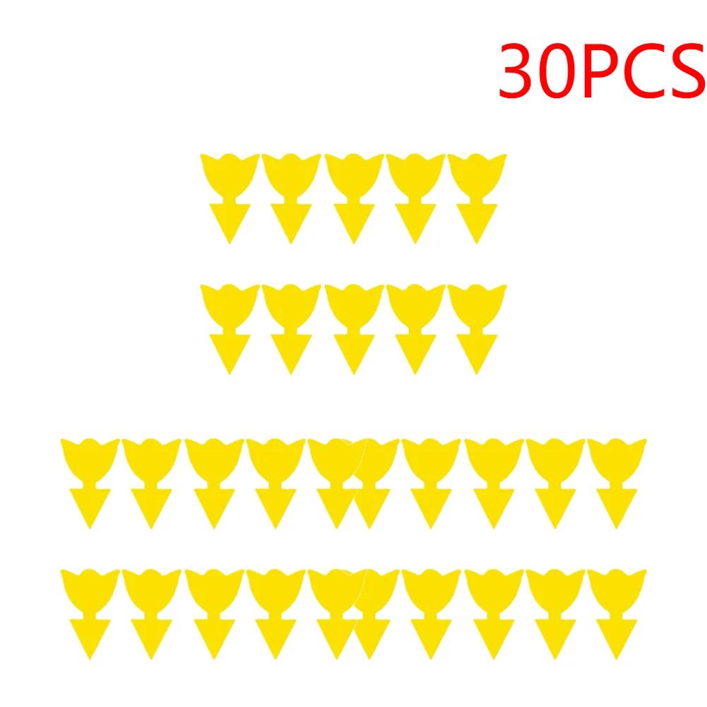 100-10pcs Dual-Sided Insect Mosquito Sticky Trap For Garden Insect Killer Whitefly Thrip Fruit Fly Gnat Waterproof Sticky Board