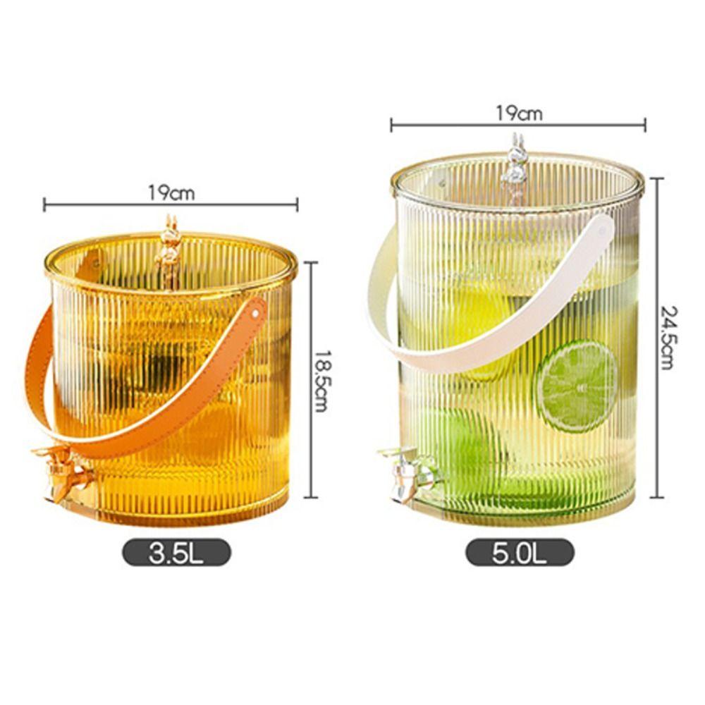 3.5/5L Large Capacity Cold Water Kettle Plastic Water Storage Kettle  Kitchen Picnic