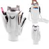 Water Bottle Carrier Bag for 30/40 oz Tumbler with Phone Pocket and Adjustable Strap for Walking Hiking Camping Travelling