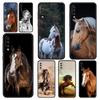 Animal Horse Phone Case for Samsung Galaxy A56 A54 A42 A36 A34 A26 A24 A16 A14 A12 A06 A50 A52 A10 5G Soft TPU Shell Fundas Bags