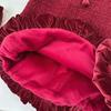 Children's Thick Velvet Lapel Vest Dress - Winter Birthday/New Year Sleeveless Princess Dress