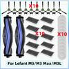 Compatibile per (Lefant M3 / M3 MAX / M3L) Ricambi per Aspirapolvere Rullo Principale Spazzola Laterale Panni per Mocio Filtri HEPA Accessori