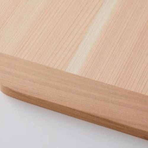 Advance Door HANAKO Shimanto Hinoki D-Shaped 9mm Cutting Board
