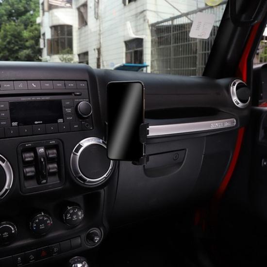 Multi-Function Water Cup Phone Holder Bracket Organizer for Jeep Wrangler JK 12+