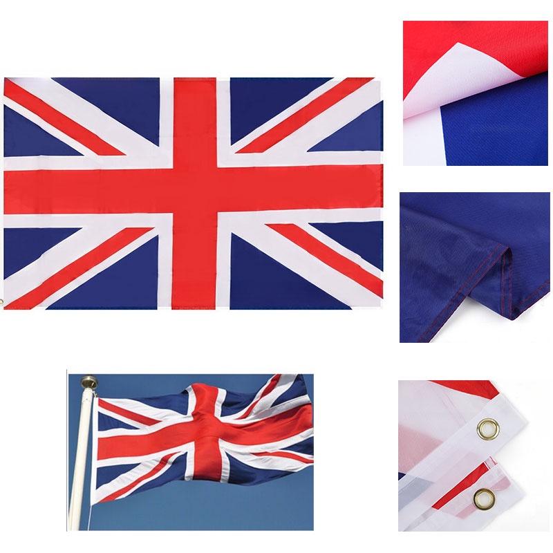 Prémiový dekorativní banner s britskou vlajkou pro slavnosti 90 cm x 150 cm