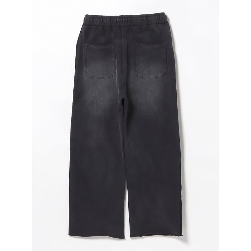 [Beams Heart] Pants GMS Wide Straight Cotton Urake Men's BLACK L