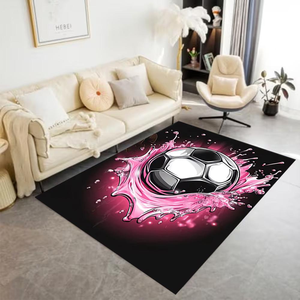 1pc soccer ball rug home carpet design for office decor gift living room bedroom
