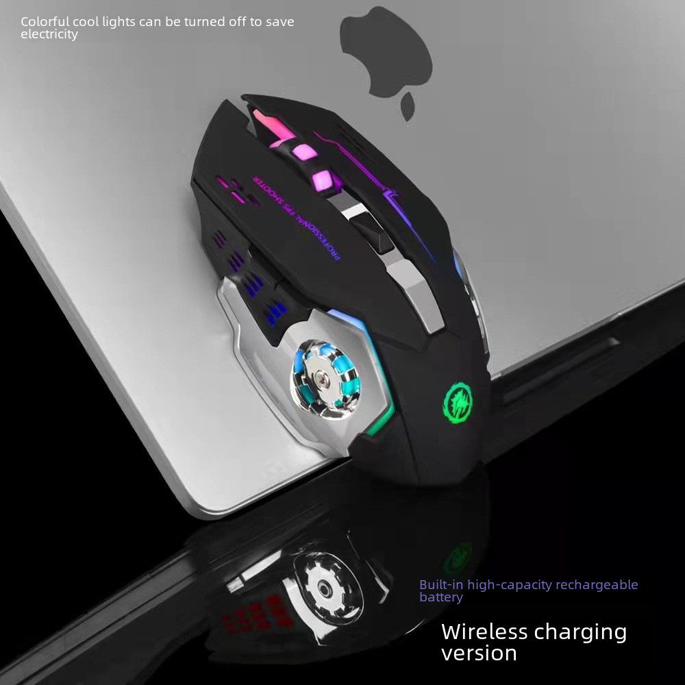 Hot Wheels Wired Luminous Silent Gaming Mouse