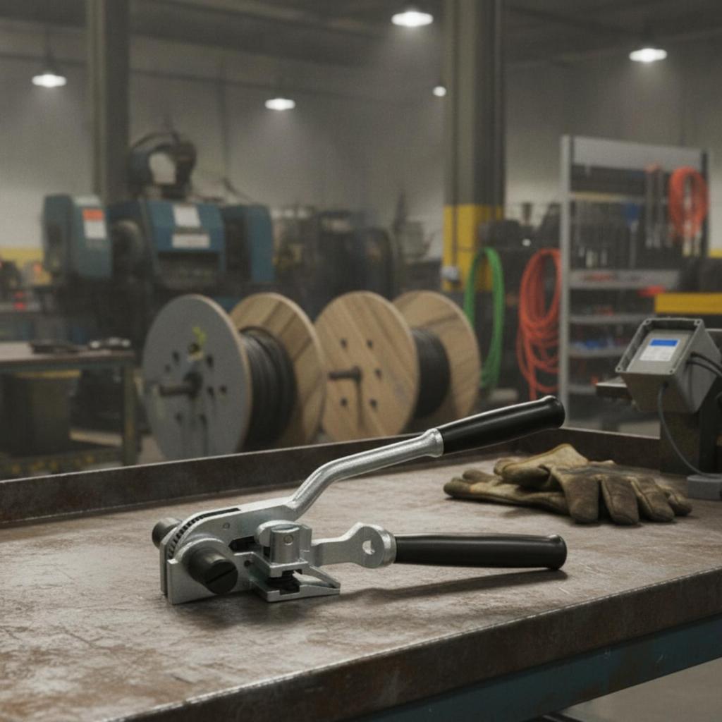 Cable Tie Tensioner with Cutter Manual Tensioning and Cutting Tool Stainless Steel for