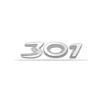 Metal Car Body Side Emblem Number Sticker for Peugeot 206 207 208 301 307 308 408 508 Rear Trunk Badge Decals Accessories