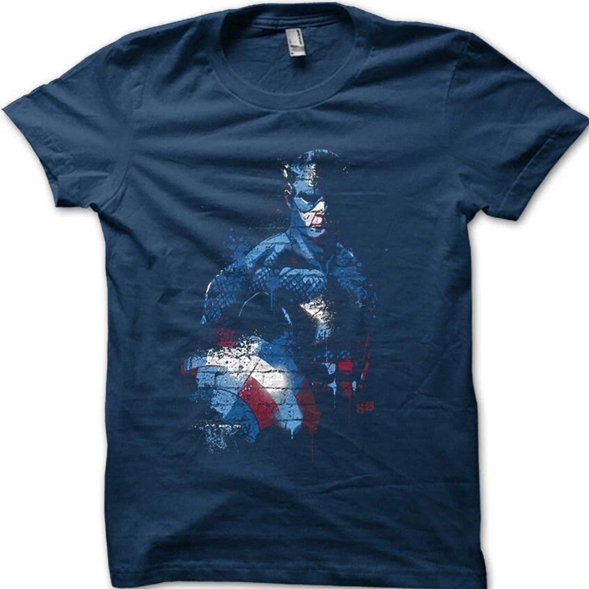 Captain America SUPERHERO printed cotton t-shirt 8984 M