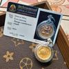 Thai 2550 Phra Rahu & Phra Sangkhan Pendant with Card