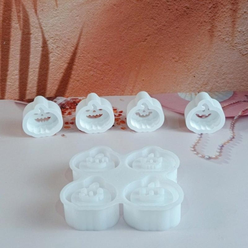 Reusable Heat Resistant Pumpkin Decorating Molds Easy Releasing Design Suitable for Candle Making and Festival Crafts