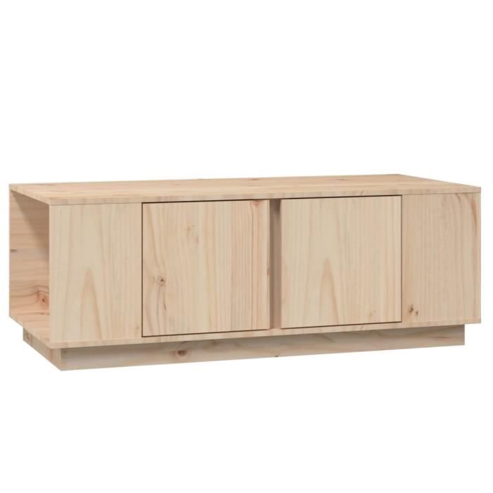 814429 vidaXL Table basse 110x50x40 cm Bois massif de pin