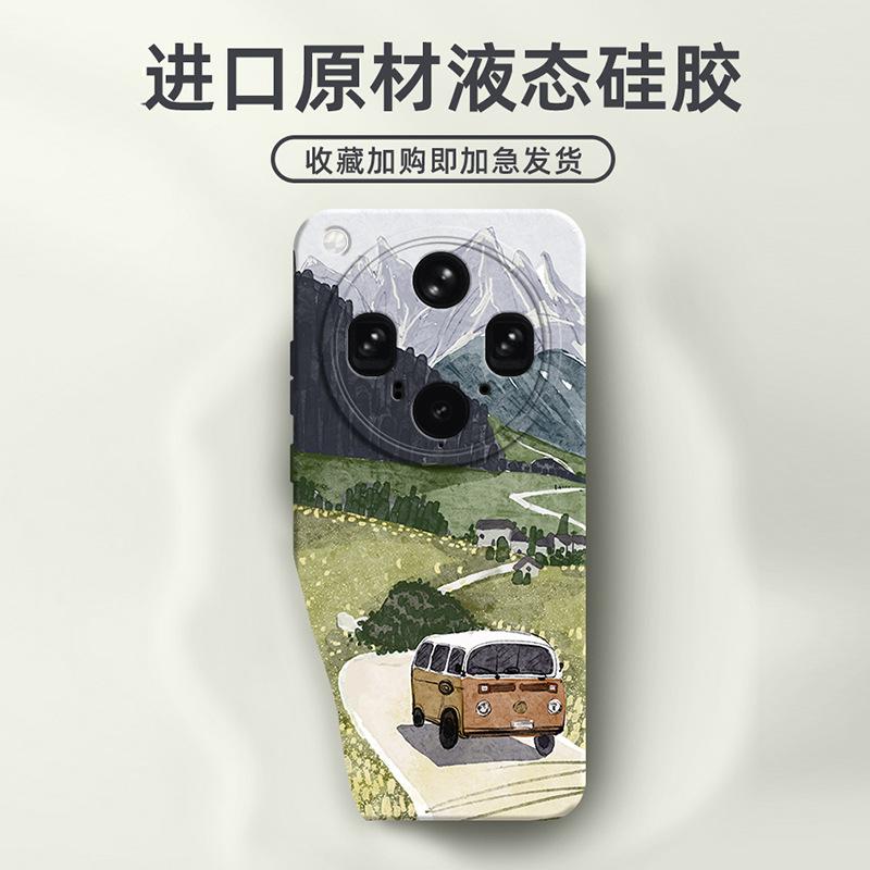 Applicable To Oppo Findx8ultra Mobile Phone Case Landscape Series Findx8 New Skin Silicone Findx8s
