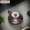 170ml High-end Yixing Purple Clay Teapots Handmade Pot Raw Ore Gold Sand Purple Mud Kettle With Filter Zisha Tea Set Cha Craft