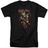 Justice League Bad Girls Mens Tall T Shirt Black