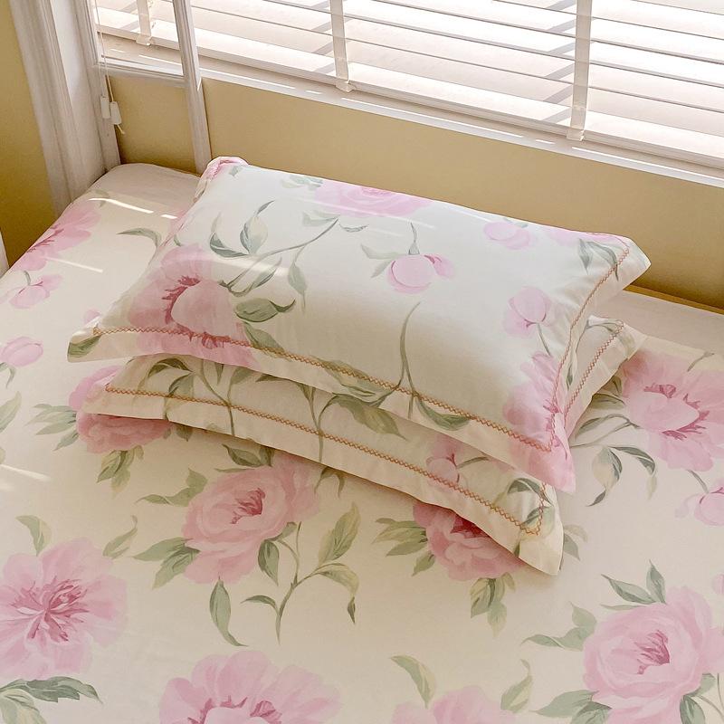

2 шт. Наволочки в новом стиле, с мелким цветочным рисунком, в свежем стиле, в стиле Инстаграм, цветочные, стиранные, одна пара, бытовые наволочки 2pcs 48Cmx74cm pillowcase