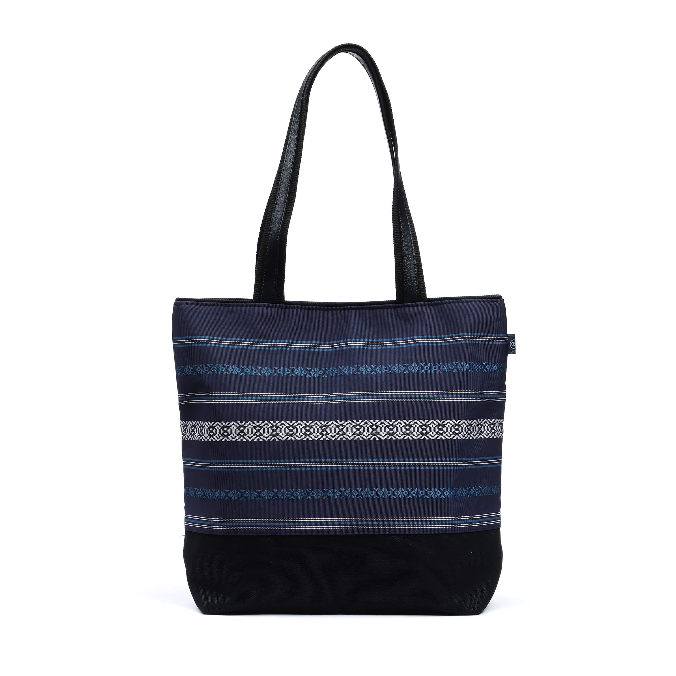 

Mori Hakata Ori Mori Ori Hakata Ori Tote Bag W Темно-синій подарунок Фукуока спеціально для чоловіків і [Велика місткість, малюнок, продукт, Японія, Темно-синій