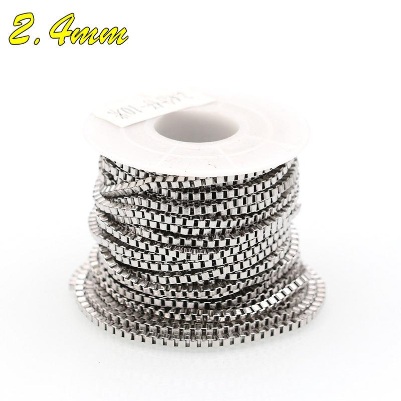 DIY Stainless Steel & Titanium Jewelry Chain for Handmade Creations Stainless Steel Chain