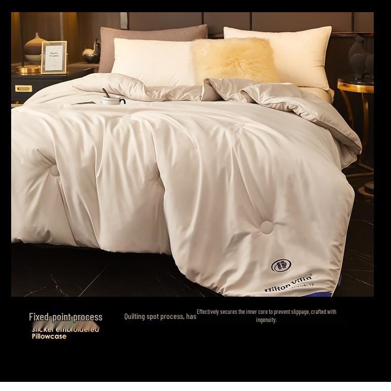 DoubleTree by Hilton All-Season Feather Down Quilt - Hotel Style for Spring, Autumn, and Winter.
