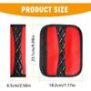 2PCS Car Seat Belt Cover Pad,Soft Leather Seatbelt Covers for Car,Seatbelt Shoulder Strap Protector,Vehicle Shoulder Pad Cushions,Universal Auto Safe