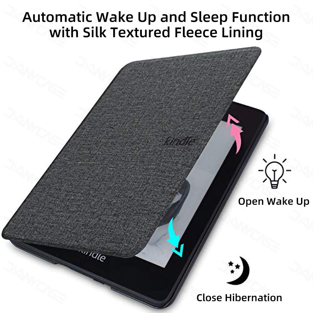 Case for Kindle Basic 10th Gen 2019 11th 12th 2022 Colorsoft 1 2024 Paperwhite 10th 2018 6th 7th 12th Paperwhite 11th 2021 Auto Sleep Wake Casing