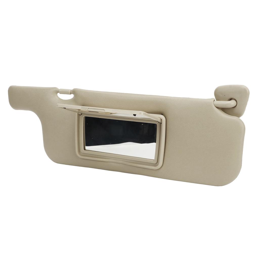 2 Peças Viseira Solar Cinza com Espelho de Maquilhagem Placa de Proteção Solar Bloqueio UV Para Corolla 2001 a 2007