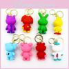 Smilingcritters Bobi Hora de Jogo 3 Chaveiro Animal Fofo Pingente Monstro Boca Grande Roxo