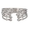 Geometrisches Reifen-Manschettenarmbänder-Set Mit Galvanisierter Oberfläche Für Männer Und Frauen Sommer 2025