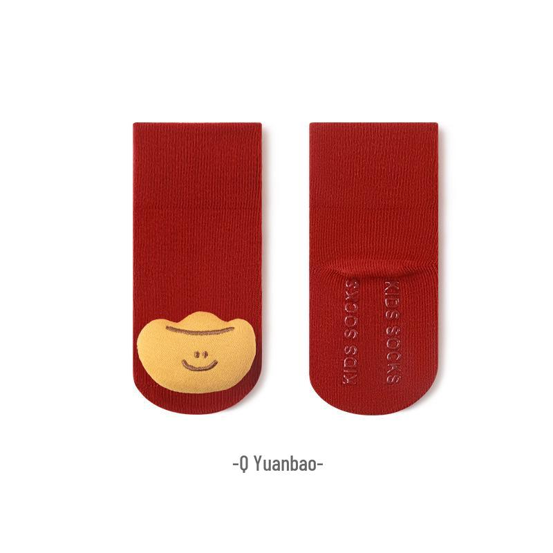 3D Cartoon Doll Anti-Slip Baby Socks for Newborns - Spring & Autumn First Birthday