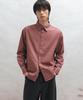 BIG UNION Dyed Standard Shirt (Indigo Pink)