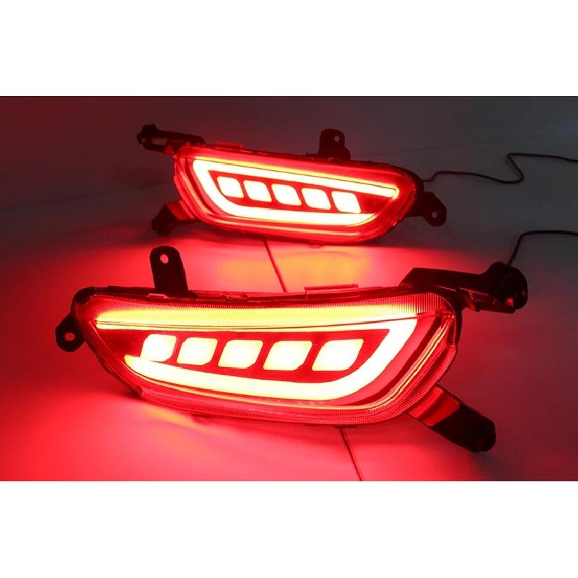 Car Flashing 1Set Reflector For Mazda CX-3 CX3 2015 2016 2017 2018 2019 2020 Car LED Rear Fog Lamp Brake Light Turn Signal Light