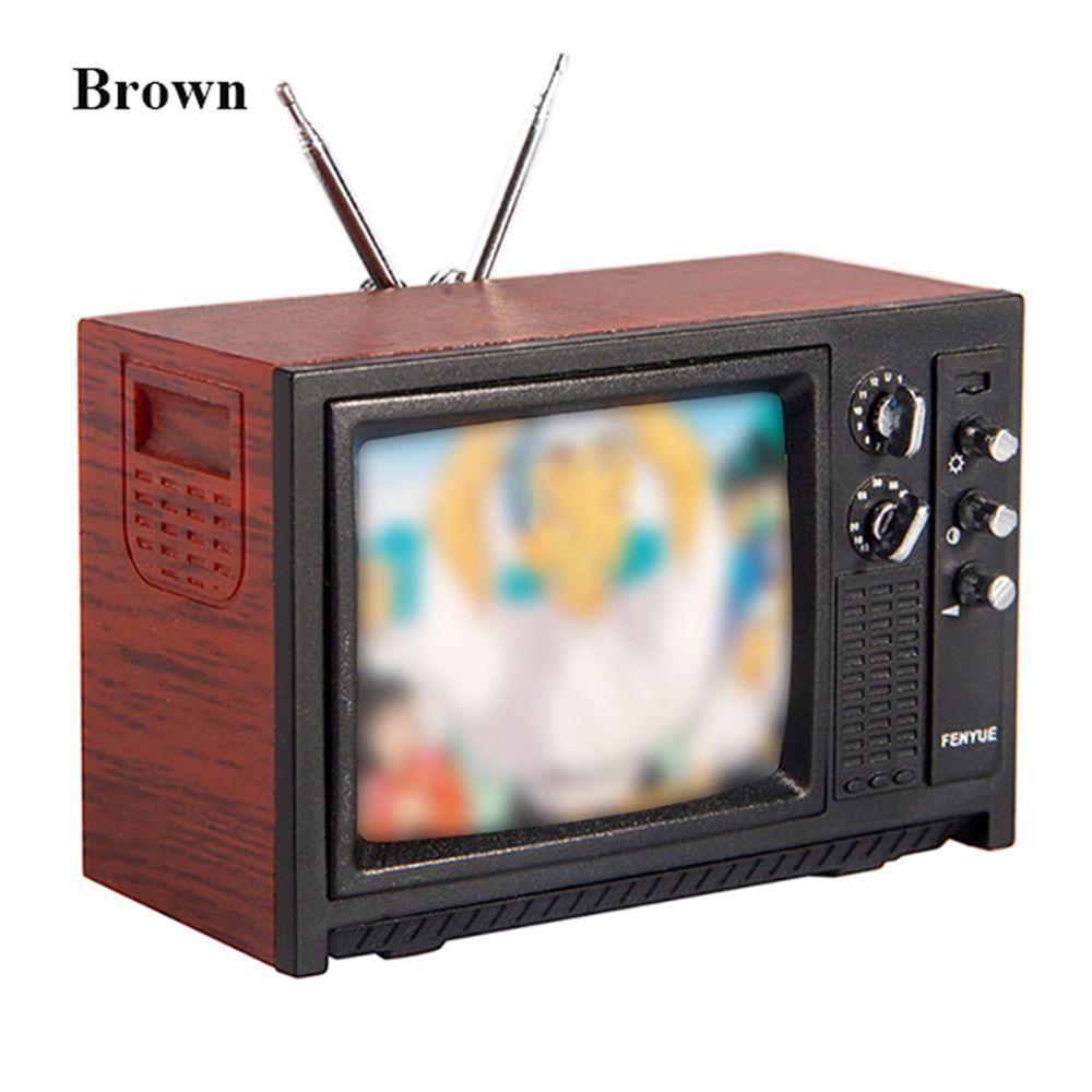 Television Ornaments Portable TV Toy Miniature Simulation Furniture Living Room Decoration