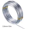 Silver Aluminum Wire 2mm x 10m for DIY Craft Jewelry Making Handmade Beading Sculpture