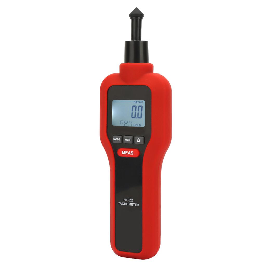 Handheld Non Contact 2 99999& Contact 2 19999 LCD Digital Tachometer Tach Rotate Speed Meter