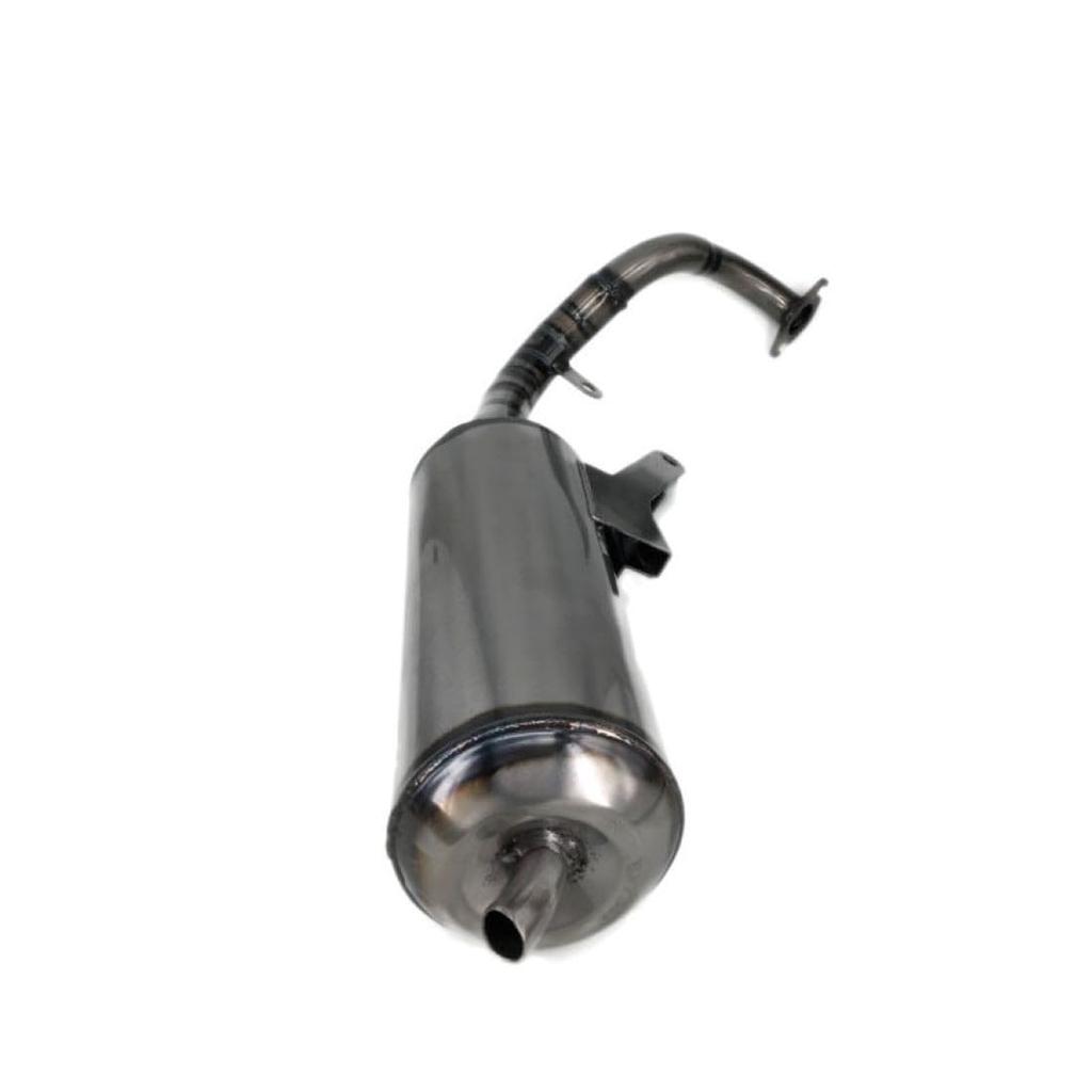 Kanoan Hawaiian Chamber V8 Chamber for Honda Dio Super Vertical and Horizontal Exhaust Welded and Custom Fit for Live Dio, System, Rust-Resistant