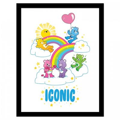 Kultiges gerahmtes Poster von Care Bears