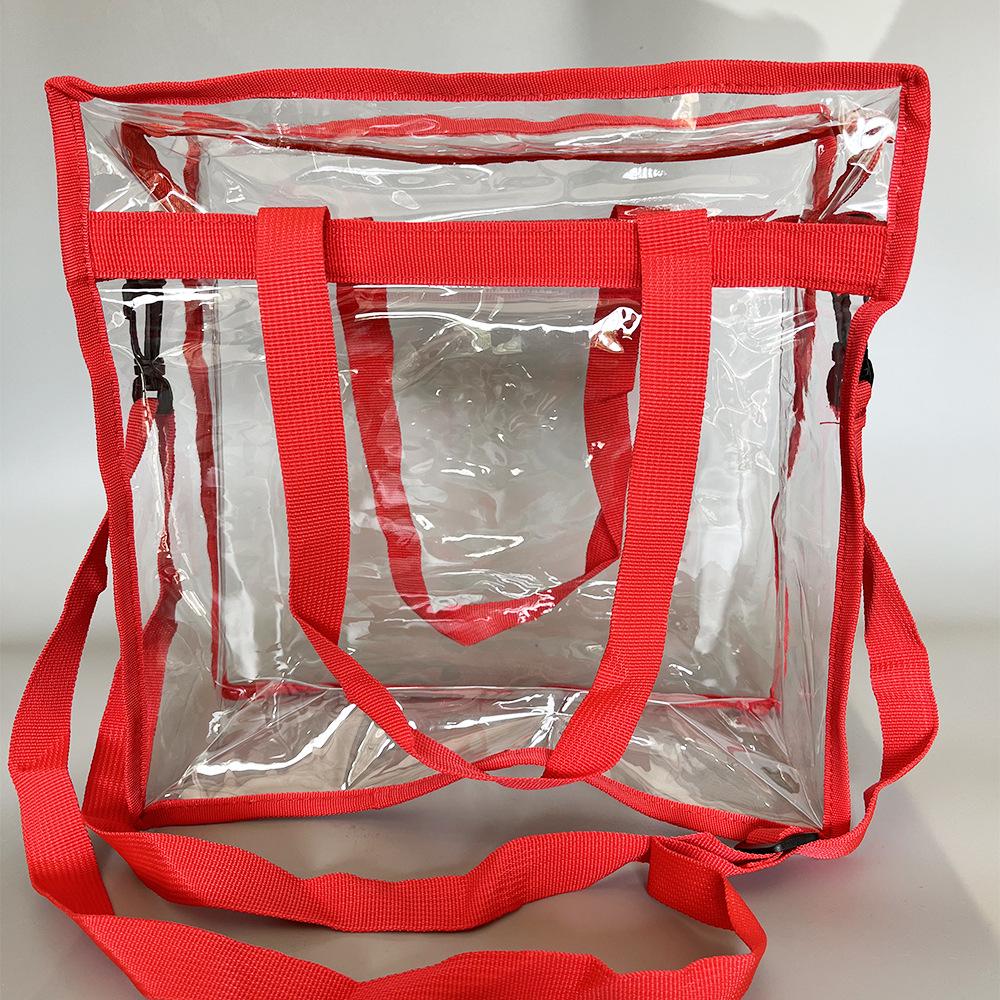 PVC Tragetasche: Vielseitige Umhängetasche für Shopping, Konzerte, Strand und Reisen