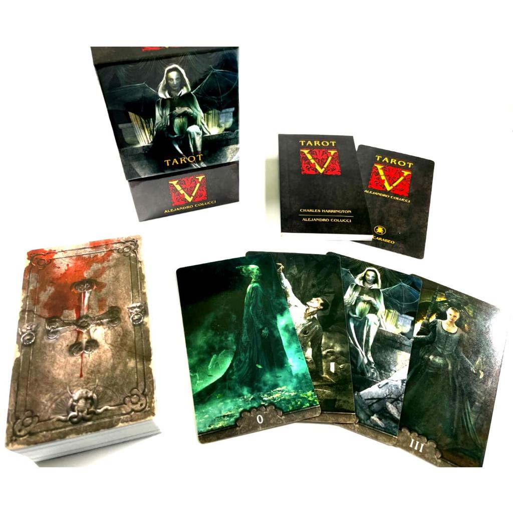 Tarot V Tarot Card with Japanese Authentic I.I.J 78-Card Set, Vampire, Instructions,