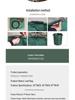 Waterproof PP Woven Garden Leaf and Weed Storage Bag, Large Capacity