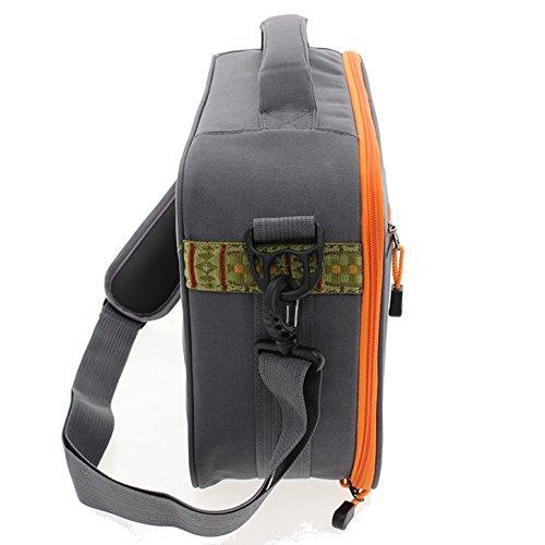 Fly Reel Bag, Shoulder/Handbag Style, with Inner Pocket, Holds 6 Reels, Sizes #3-#10, RP-SB200