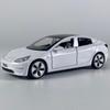 1:32 Model 3 Alloy Metal Diecast Model Car Sound And Light Pull Back Children Toy Car Collections Hobby Decoration Holiday Gifts