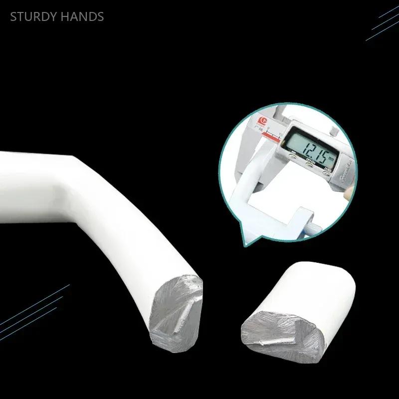 1 Set of Zinc Alloy Plastic Steel Door Split Handle Lock Balcony Bathroom Sliding Door Double-sided Transmission Handle