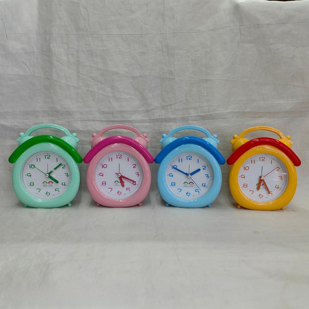 House small alarm clock student children's clock cartoon creative cute mini alarm clock bedside clock
