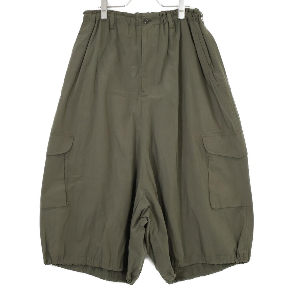 Y's YV-P01-026 Olive Balloon Silhouette Pants Bottoms 1 oliveUsed