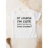 European Sizes Children OF COURSE Print Boy's T-shirt, Casual Short Sleeve Comfortable Versatile Tee Tops For Summer