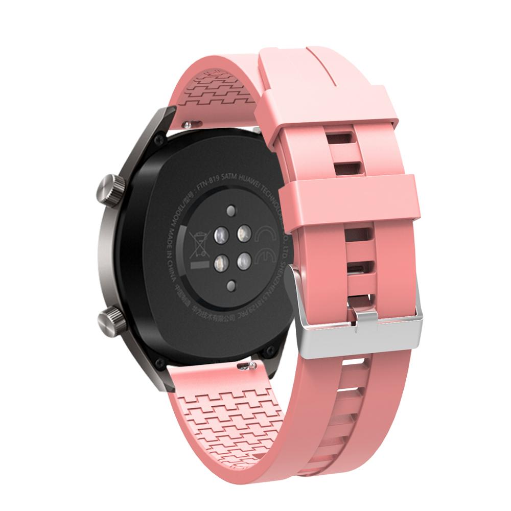 20mm 22mm Silicone Band for Huawei Watch GT5 Pro/GT5 4 3 2e 46mm Sport Bracelet for Samsung Galaxy Watch 4 5 6 7 44mm 40mm Strap